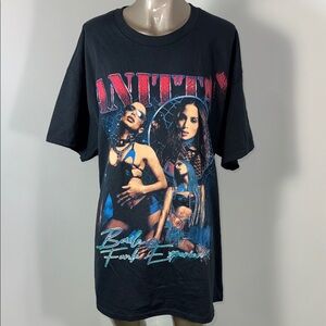 Anitta Merch Black Graphic T-Shirt with Bold Print NWOT